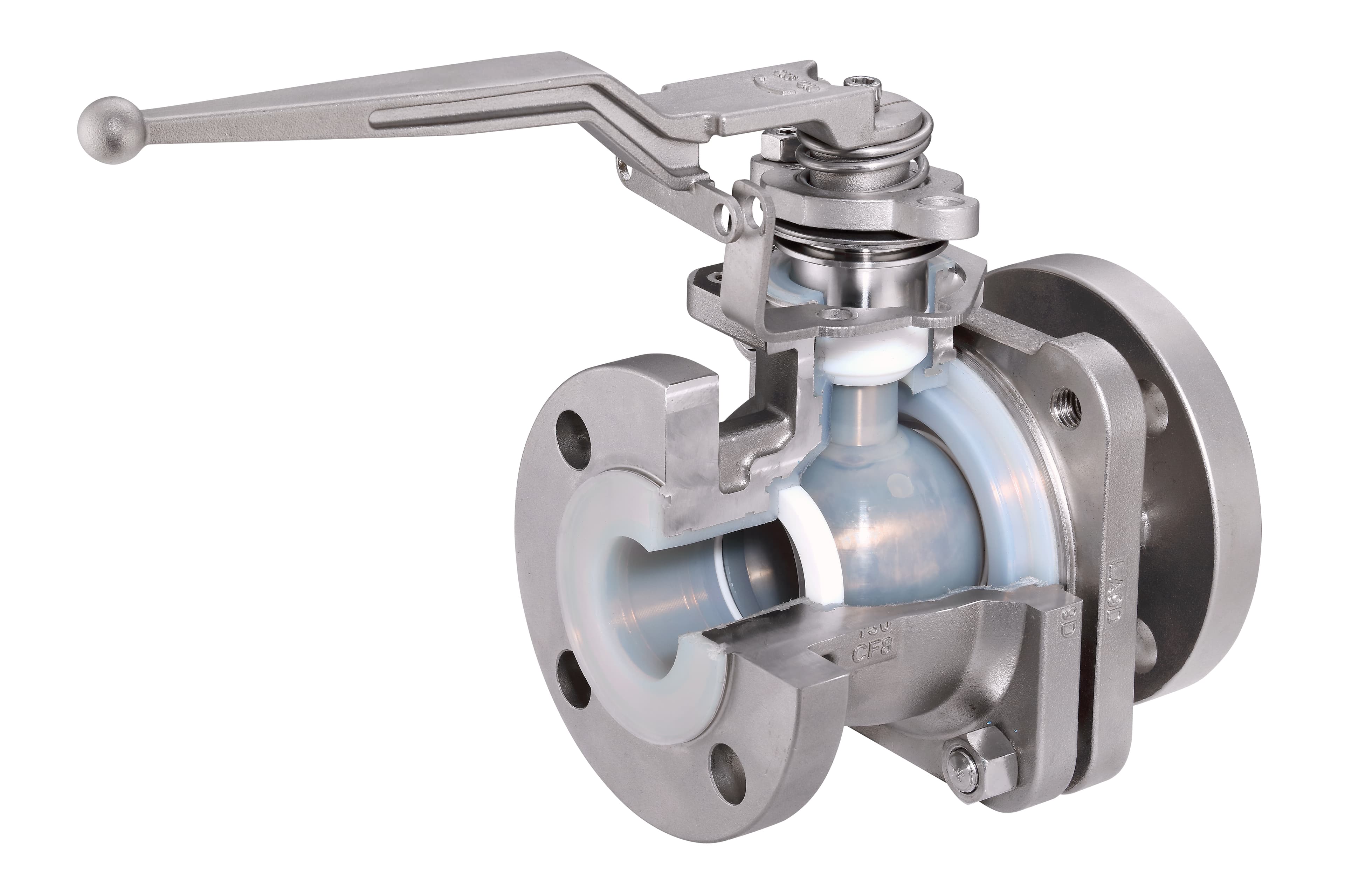 PFA-Lined Ball Valve